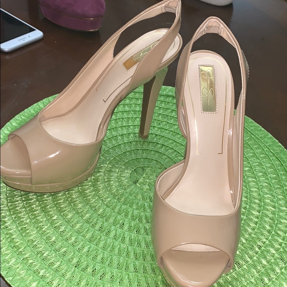 Cream heels👡